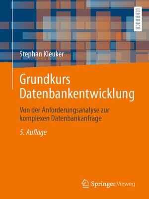 cover image of Grundkurs Datenbankentwicklung